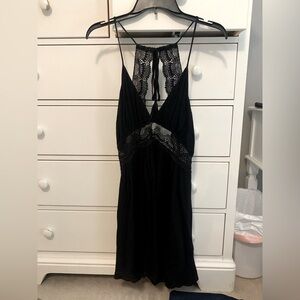 Lulus black halter dress